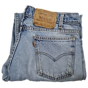 Vintage orange tab 550 Levi's mom jeans